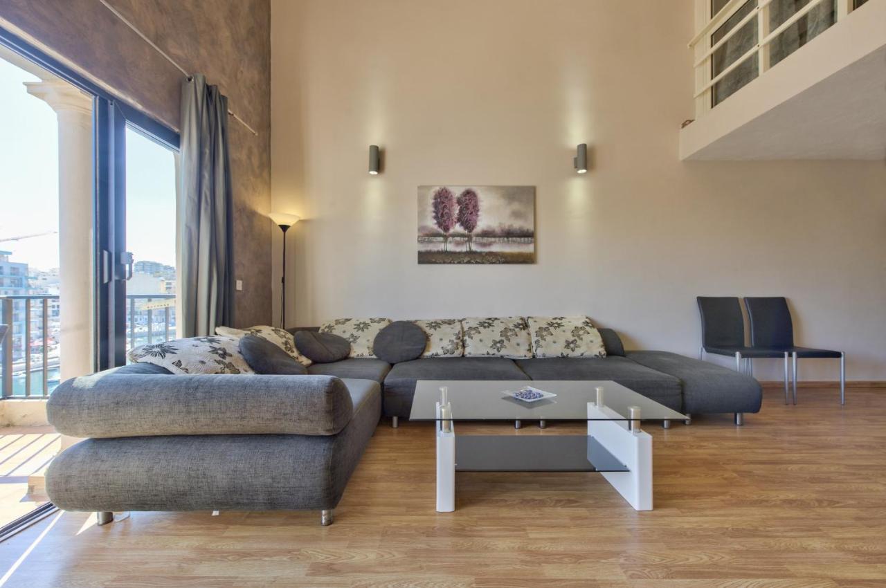 Spinola Court - Stunning Seaview Apartment & Penthouse On Spinola Bay By Shortletsmalta Saint Julian's エクステリア 写真