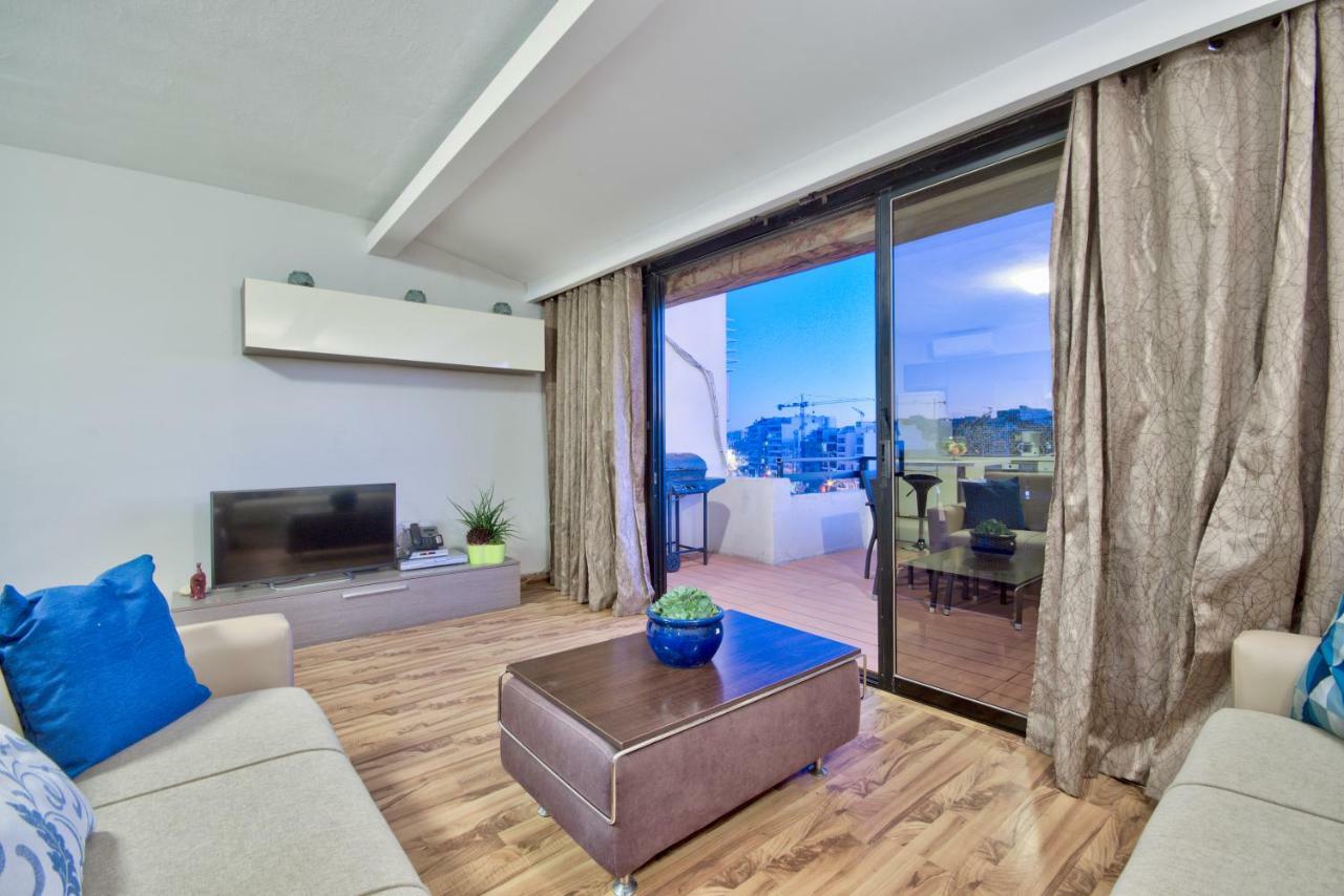 Spinola Court - Stunning Seaview Apartment & Penthouse On Spinola Bay By Shortletsmalta Saint Julian's エクステリア 写真